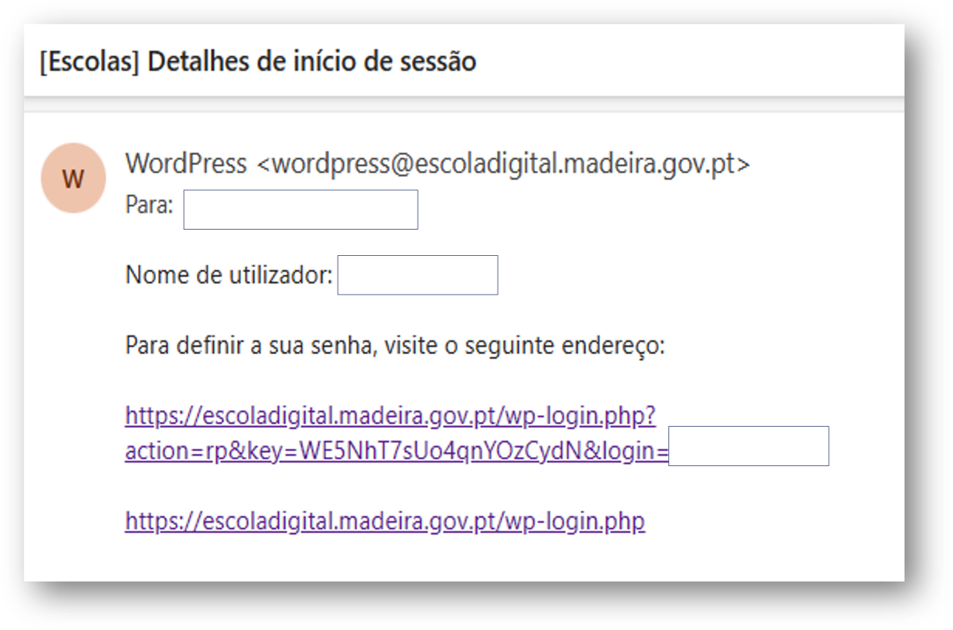 primeiro acesso