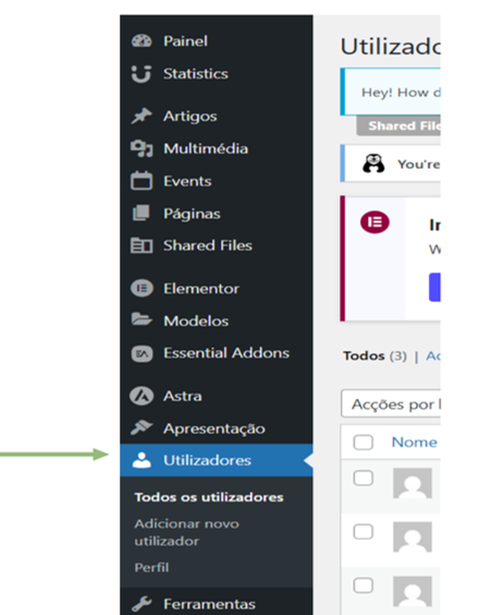 Utilizadores