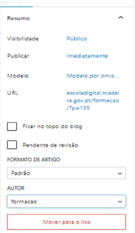 opções artigos
